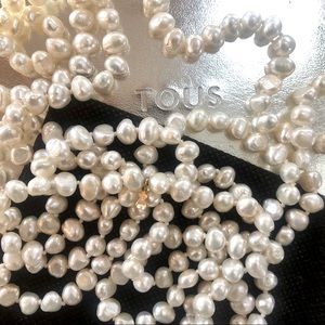 TOUS Baroque Pearl Hand Strung Necklace